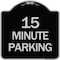 Signmission 2 Hour Parking Parking for Customers Heavy-Gauge Aluminum Sign, 18" x 18", BS-1818-24498 A-DES-BS-1818-24498 - alternate 1